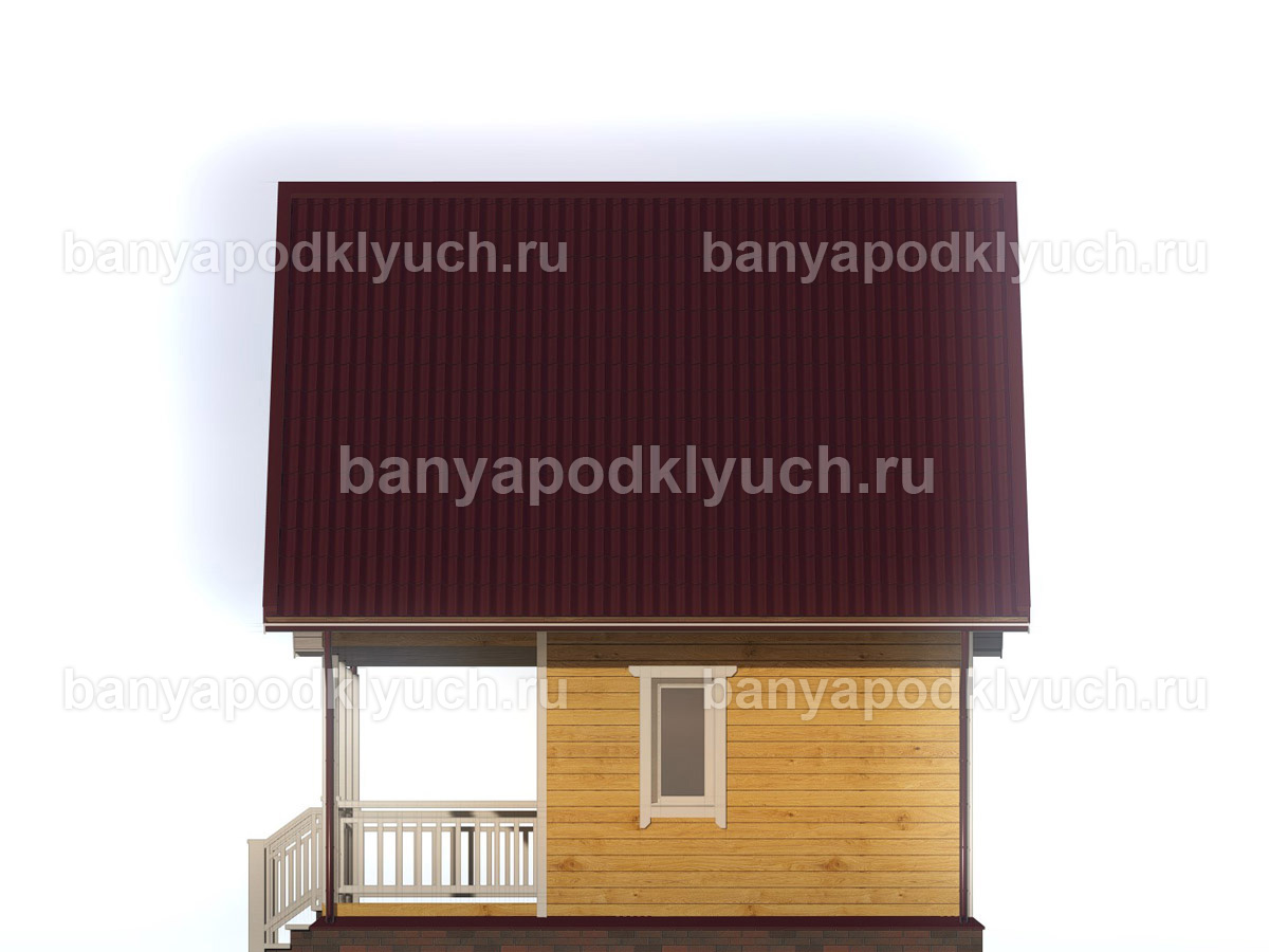 Баня из бруса 6x6 м Баня из бруса 6x6 м